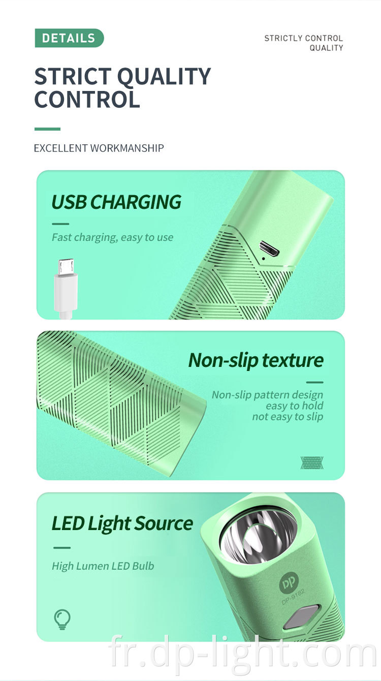 USB Rechargeable Flashlight 